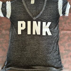 PINK Victoria's Secret Charcoal Tee